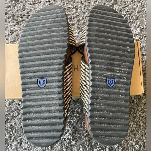 Rothy's Toffee Stripe Slide Sandals - Picture 2 of 3